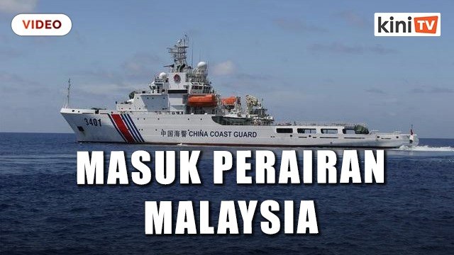 Kapal pengawal pantai China pula masuk perairan Malaysia