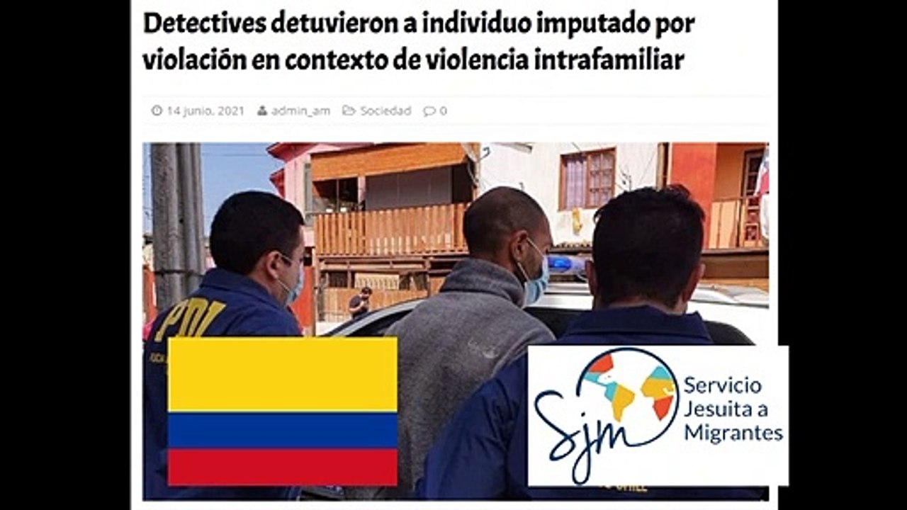 Colombiano detenido por violación en contexto de VIF en Arica - AricaMia