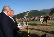 Cumhurbaşkanı Erdoğan, Azerbaycan Cumhurbaşkanı Aliyev ile 