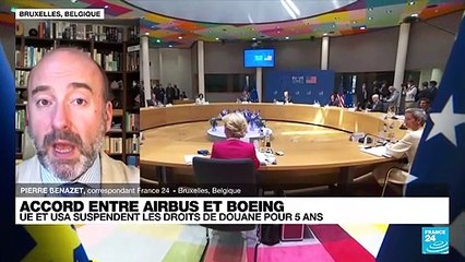 Accord Airbus et Boeing : trêve de cinq ans entre l'UE et les Etats-Unis