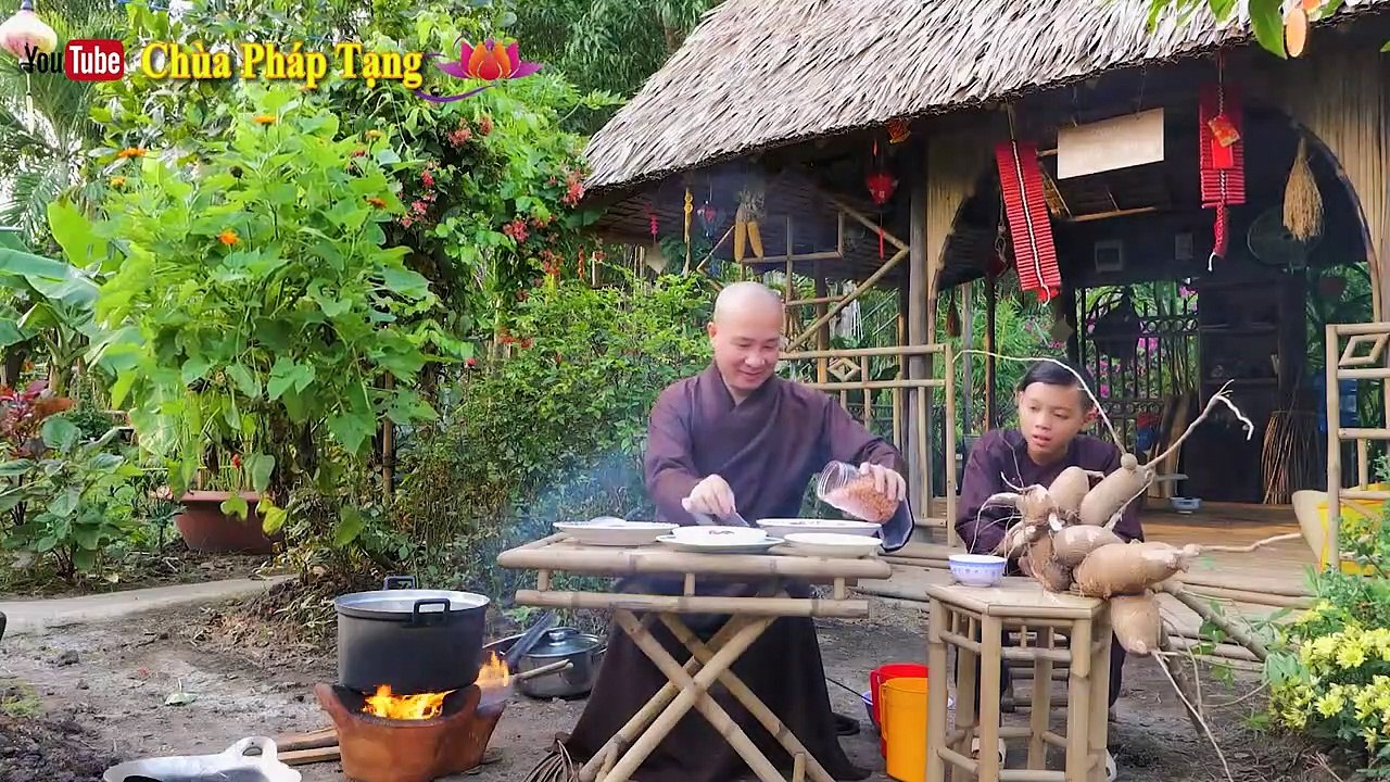Sức Khỏe Ngày Chay, Chè Kiểm Cực Ngon, Vô Cùng Bổ Dưỡng. Chùa Pháp Tạng 2021