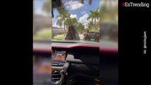 Nicky Jam descubre a dos mujeres tomándose fotos con su auto y se burla de ellas