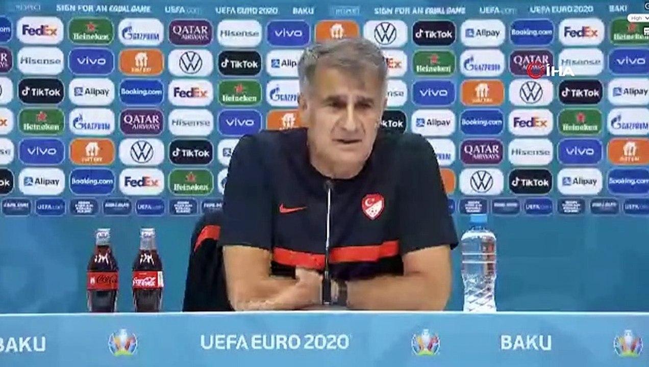 Şenol Güneş: “Galler’den üstün olduğumuzu göstereceğiz”