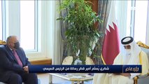 وزير الخارجية يسلم أمير قطر رسالة من الرئيس السيسي.. تعرف عليها