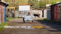 This 23-year-old Russian amateur engineer built his own electric car from scratch