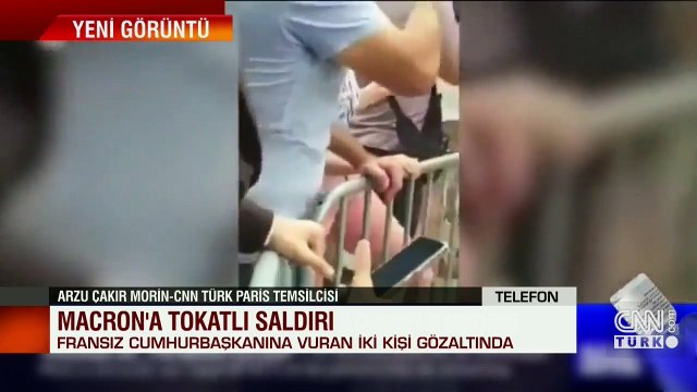 Son dakika... Fransa Cumhurbaşkanı Macron'a tokatlı saldırı