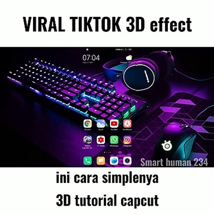 VIRAL TIKTOK 3D effect
