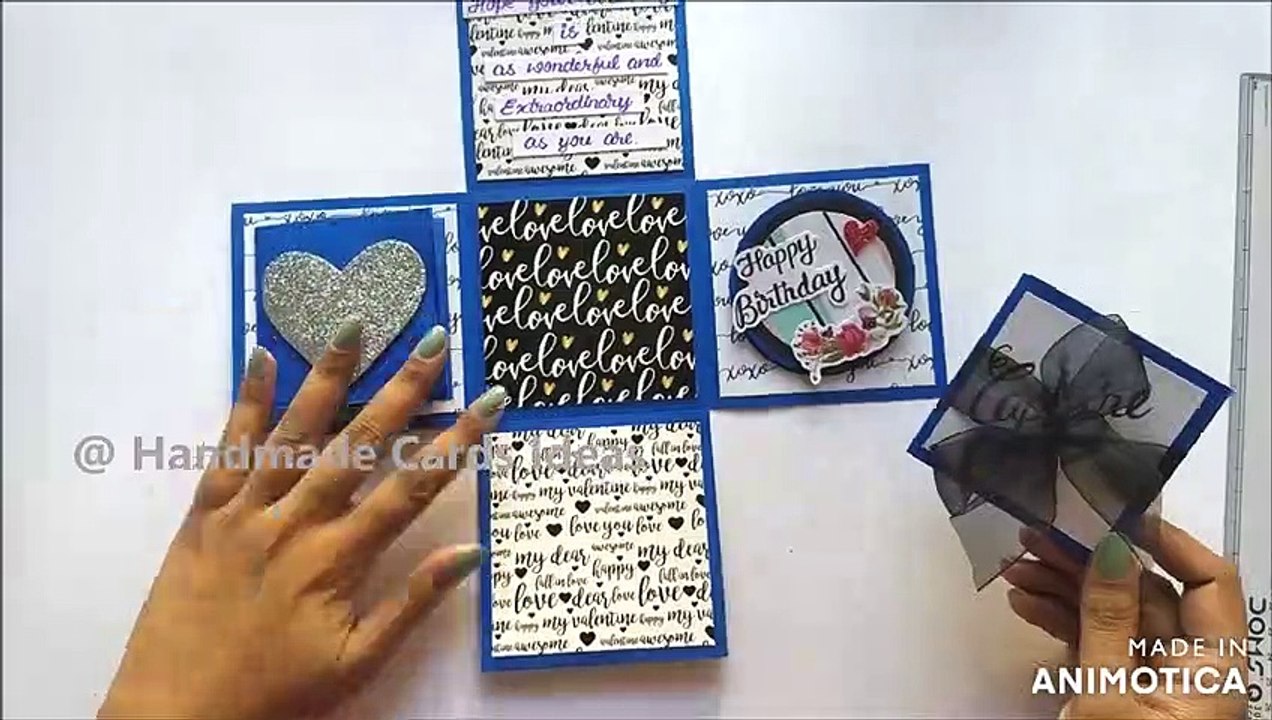 Explosion Box | Special Explosion Box | Explosion Box for Birthday | Handmade Explosion Box Tutorial