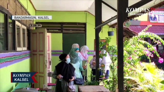 PTM Terbatas di Banjarmasin, Sekolah Tentukan Jumlah Siswa Hanya 50 Persen Kapasitas Per Kelas