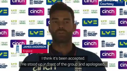 England squad accept Robinson apology - Anderson