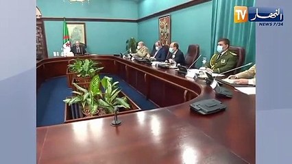 رئيس الجمهورية يترأس إجتماعا للمجلس الأعلى للأمن