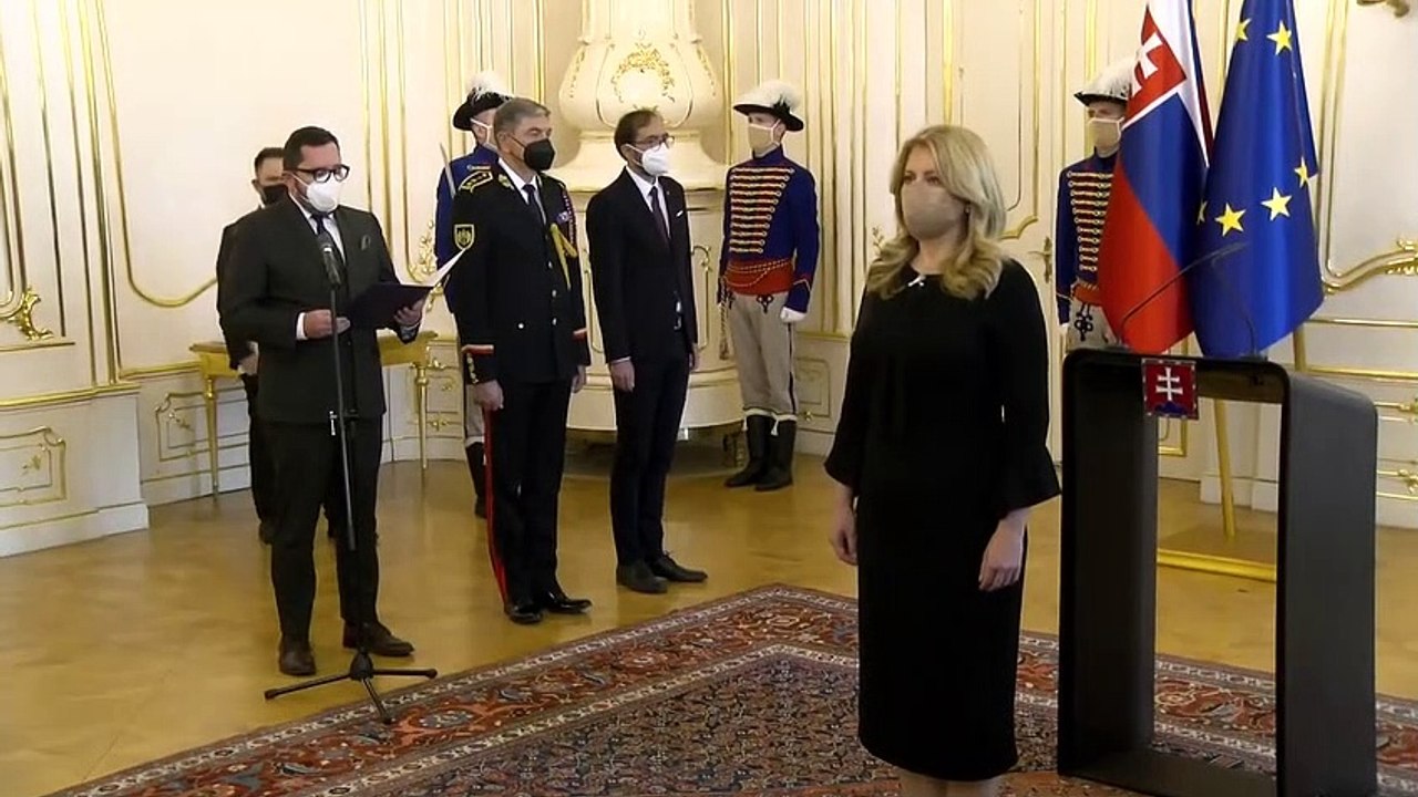 ZÁZNAM: Prezidentka SR Z. Čaputová vymenovala do funkcie nového ministra pôdohospodárstva S. Vlčana
