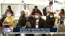 Bilang ng mga turistang bumibisita sa baguio, tumataas; Supply ng antigen test kits sa Baguio, nagkukulang na