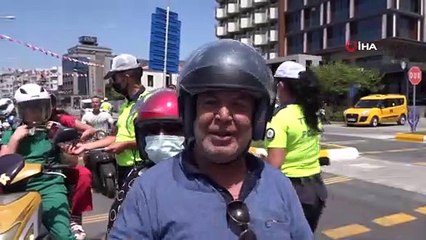 Kuşadası polisinden kask uyarısı