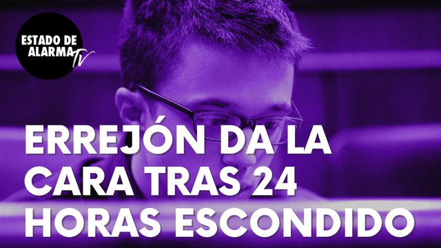 Iñigo Errejón da la cara, tras 24 horas escondido, por la presunta agresión a un hombre