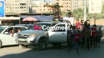شاهد: عناصر من الجناح العسكري لحركة حماس في استعراض عسكري في غزة