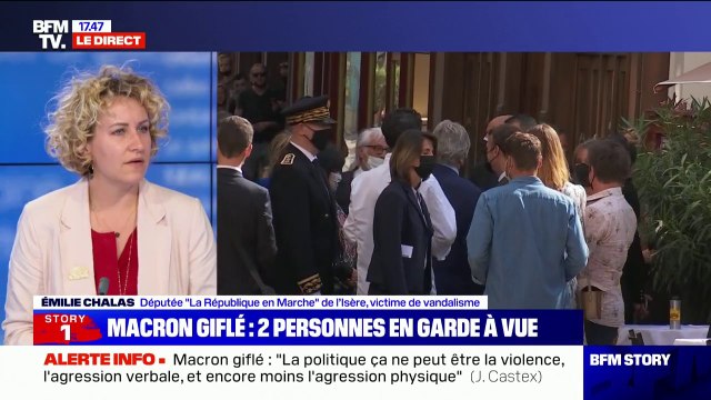 Macron giflé: pour Émilie Chalas (LaREM), c'est un moment qui restera dans les mémoires
