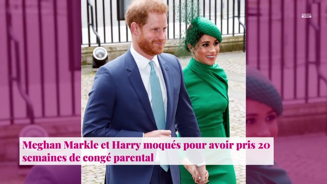 Meghan Markle et Harry moqués pour avoir pris 20 semaines de congé parental