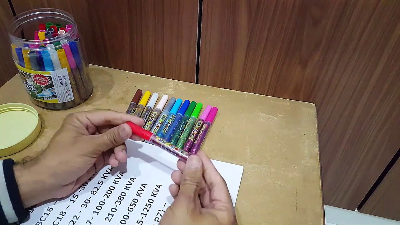 Unboxing and Review of Stic Glitter Stix glitter glue video Dailymotion