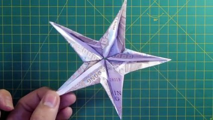 Demo Money origami star Design by Jo Nakashima