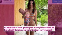 Emily Ratajkowski accusée d'être une mauvaise mère, elle réagit à sa manière