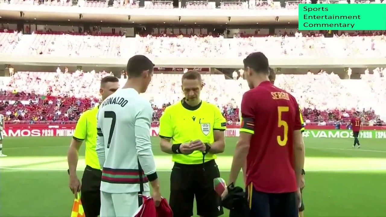 Spain Vs Portugal Highlights 5 June 2021 Euro 2020 Warm Up Friendly (English commentary)