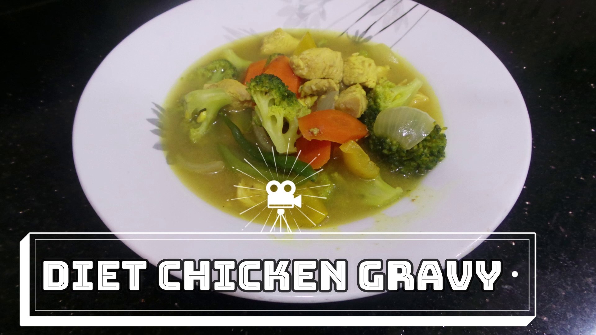 Diet chicken gravy | How to make Diet Chicken | Chicken Gravy or Soup