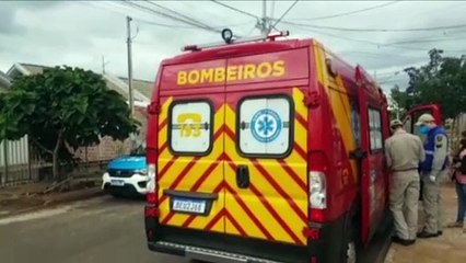 Após ser agredido, jovem de 21 anos volta para casa e mãe chama o Corpo de Bombeiros