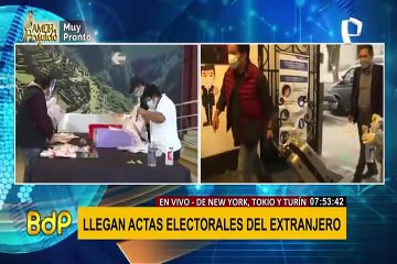 Segunda vuelta: contabilizan actas electorales recién llegadas del extranjero