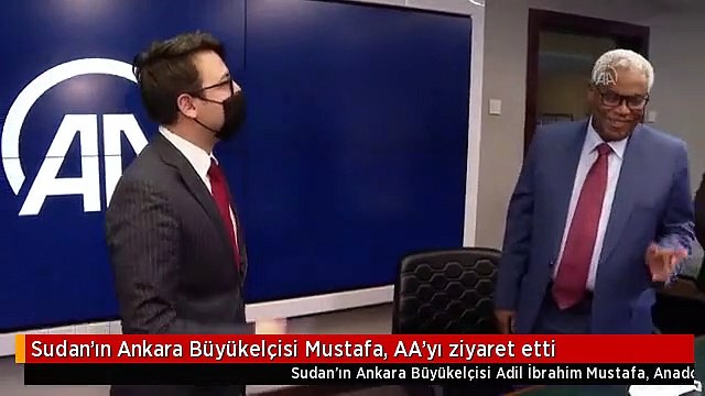 Sudan'ın Ankara Büyükelçisi Mustafa, AA'yı ziyaret etti