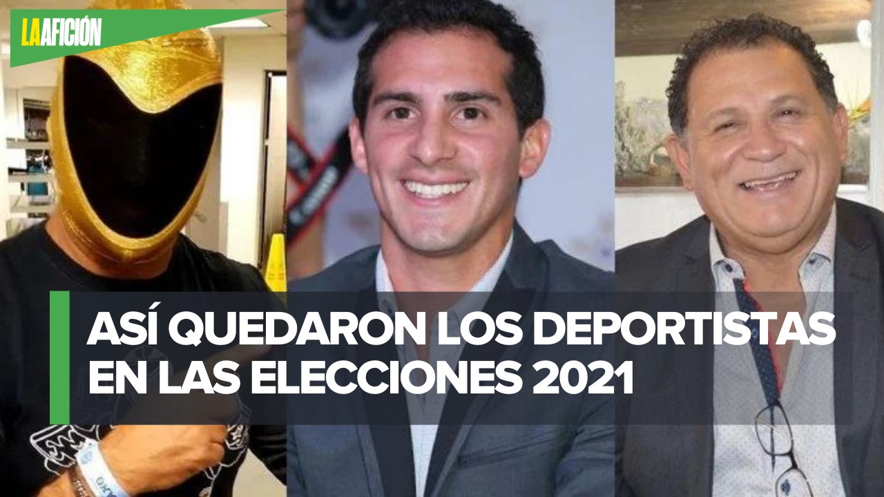 Atletas no dominaron en las Elecciones 2021