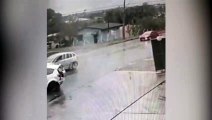 Vídeo mostra colisão entre carros que ocorreu durante perseguição da PRF