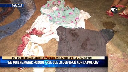 "Me quiere matar porque cree que lo denuncié con la policía"