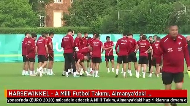 HARSEWINKEL - A Milli Futbol Takımı, Almanya'daki hazırlıklarını sürdürdü