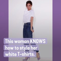 Victoria Beckham’s Fashion Rules For The White Tee