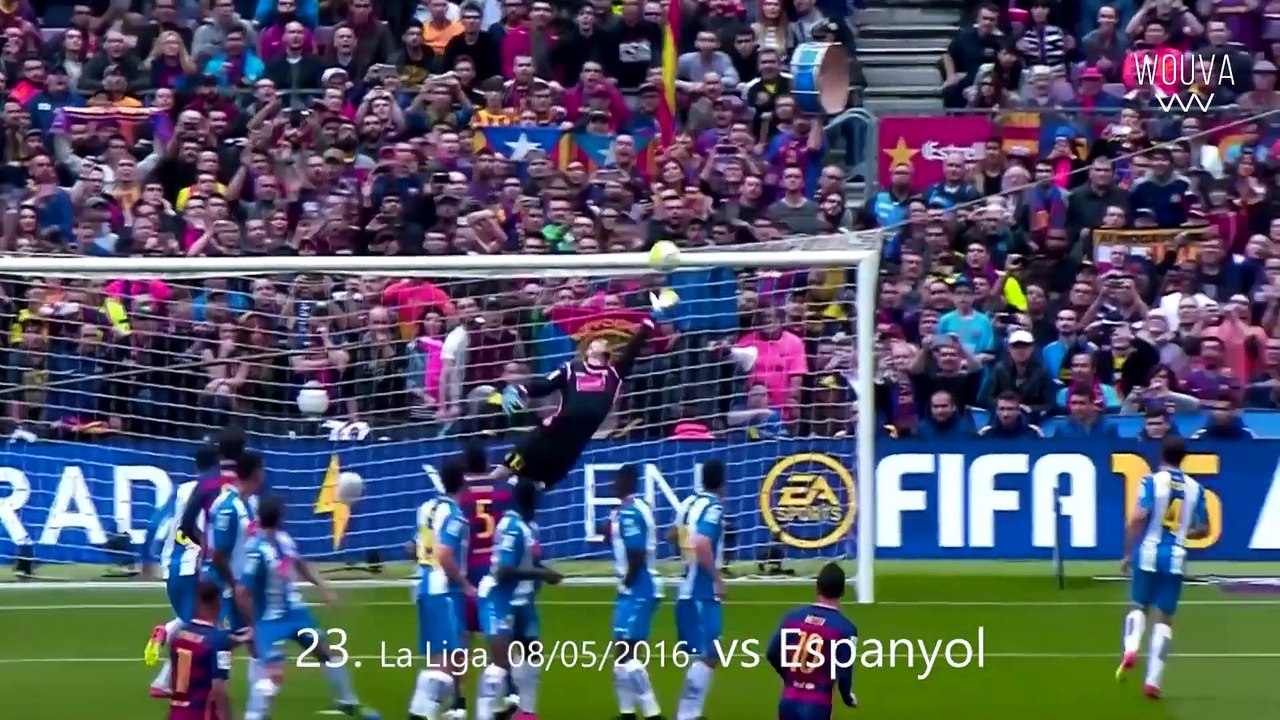 Lionel Messi All 50 Free Kick Goals for Barcelona