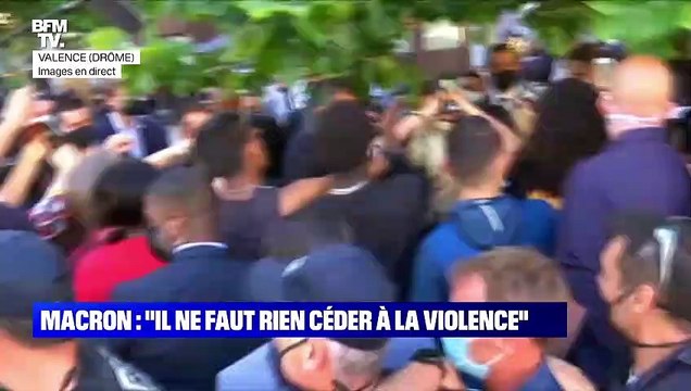 Macron: Il ne faut rien céder à la violence - 08/06