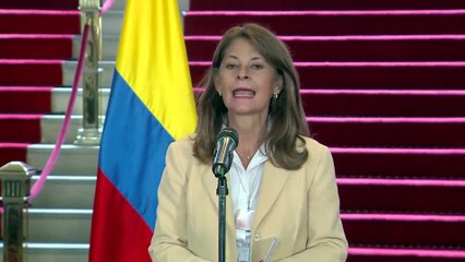 Canciller y vicepresidenta de Colombia ofreció balance tras reunión con miembros de la CIDH.
