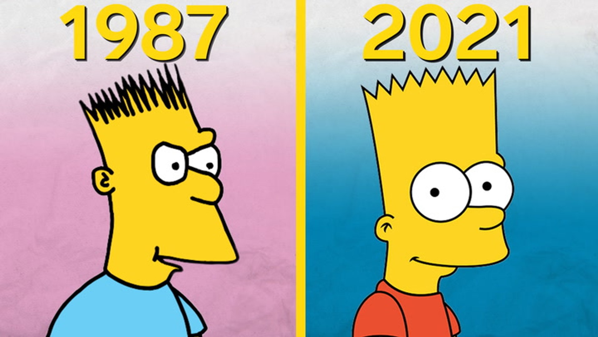 How the look of 'The Simpsons' has changed over three decades of 2D  animation