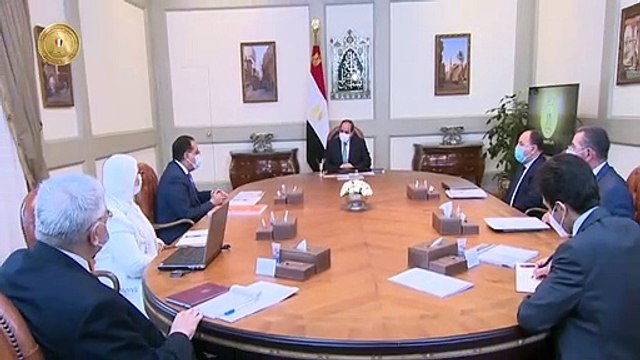 نشاط السيد الرئيس عبد الفتاح السيسي خلال اليوم ٢٠٢١ - ٠٦ - ٠٨