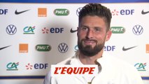 Giroud : «Des fois, les ballons n'arrivent pas» - Foot - Bleus