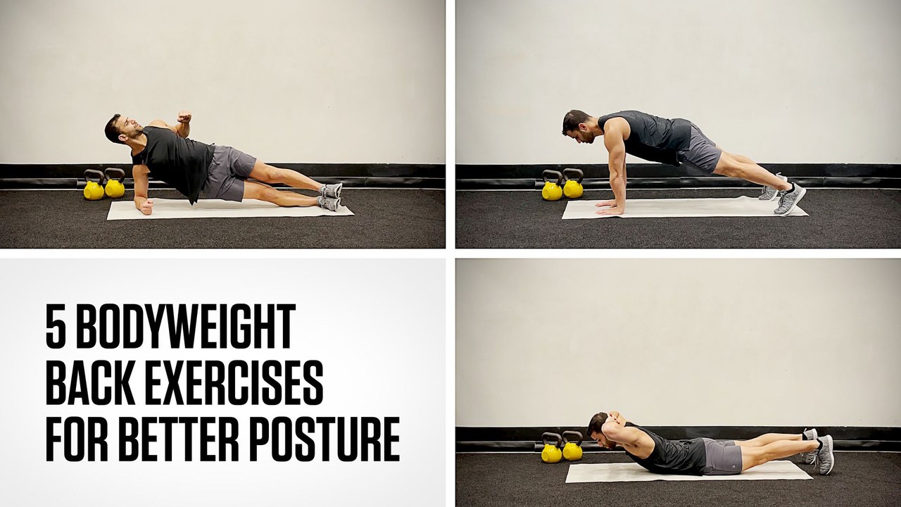 5 Bodyweight Back Exercises for Better Posture