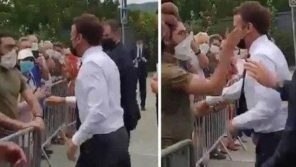 Macron'dan tokat tepkisi: Eylemler şiddet içerirse demokrasi tehdit olur