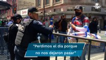 Capitalinos molestos por cierre del Zócalo ante visita de Kamala Harris