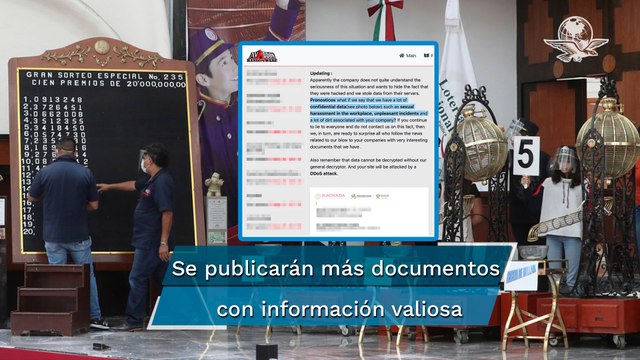 Ciberdelincuentes filtran información de Lotería Nacional; amagan con difundir datos valiosos