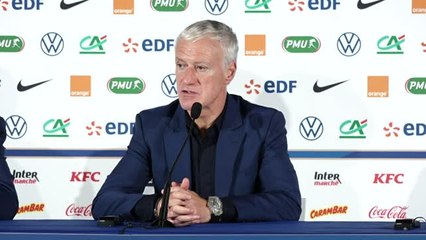 Bleus - Deschamps : "Rien de dramatique pour Benzema"