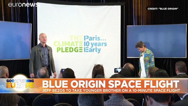 Jeff Bezos will fly to space on the first crewed flight of the Blue Origin rocket