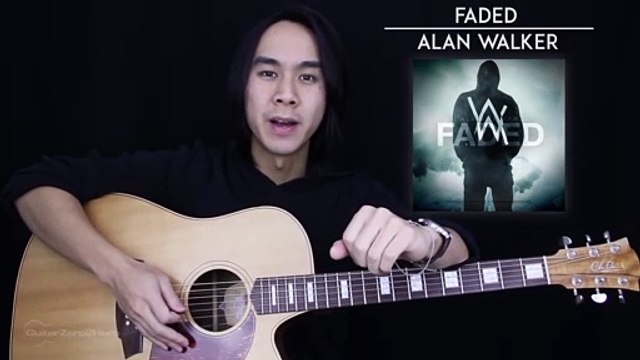 Faded Guitar Tutorial - Alan Walker Guitar Lesson Tabs + Chords + Guitar Cover