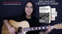 Girls Talk Boys 5 Seconds Of Summer Guitar Tutorial Lesson Tabs + Chords + StudioEasy + Cover