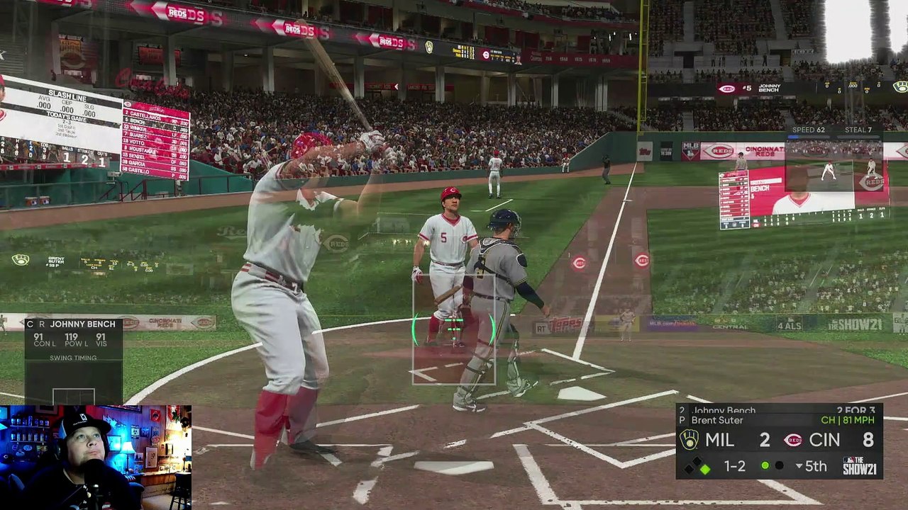 Part 2: Reds Stats/Johnny Bench on MLB The Show 21
